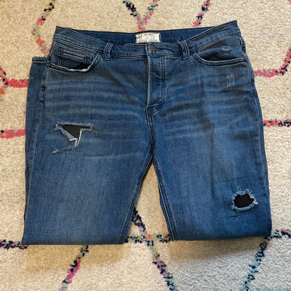Free People Ripped Jeans